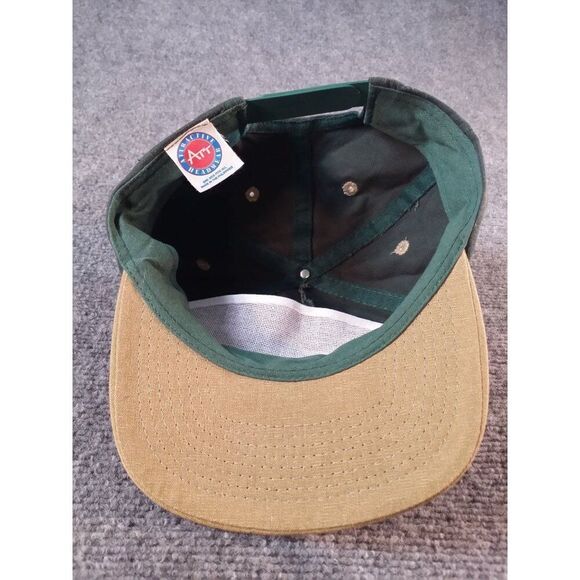 Vintage Sprint Snapback Hat Khaki Green Logo Attractive Headwear 90s Casual - Picture 6 of 7